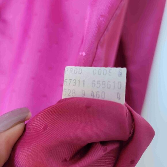 Levis Vintage Pink Satin Button Down Western Shirt Long Sleeve Womens Size Small - Picture 6 of 8